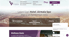 Desktop Screenshot of hoteljurmala.com